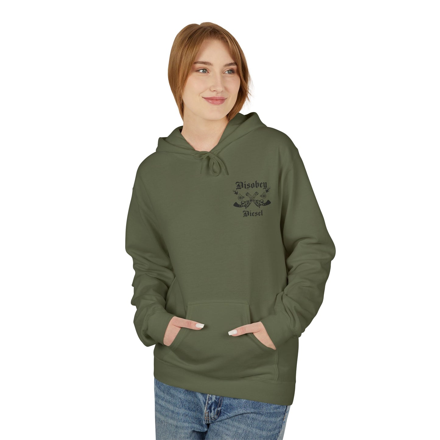 Disobey Diesel, LLC Fleece Hoodie (Winter edition)